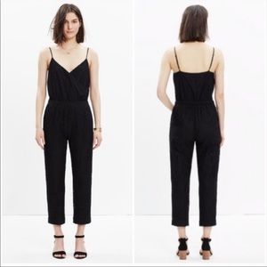 Madewell Black Lace Jumpsuit